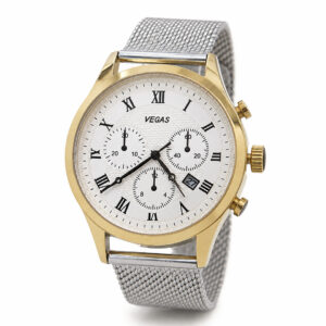 שעון VEGAS Mix Gold & Silver